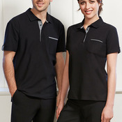 Biz Collection Men's Edge Polo